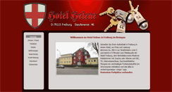 Desktop Screenshot of hotel-helene-freiburg.de